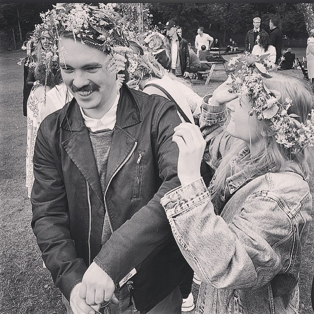 Fest på Rosendals trädgård